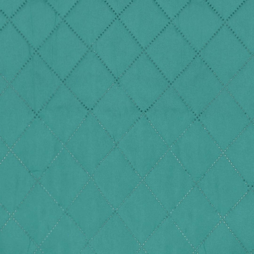 Reversible 1 Seater Sofa Cover 179 cm x 165 cm (Sea Green & Indigo)