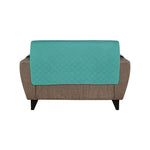 2 Seater Reversible Sofa Cover 179 cm x 223 cm (Sea Green & Indigo)