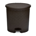 Paddle Dustbin 12 Liter Charcoal Grey