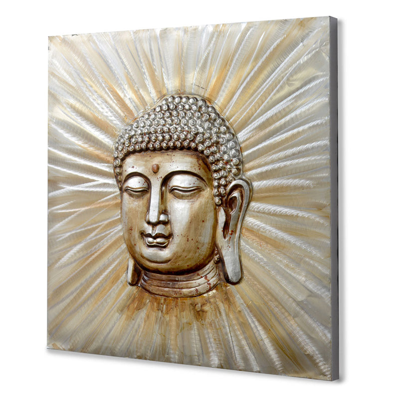 Buddha Painting Emboss- Gold