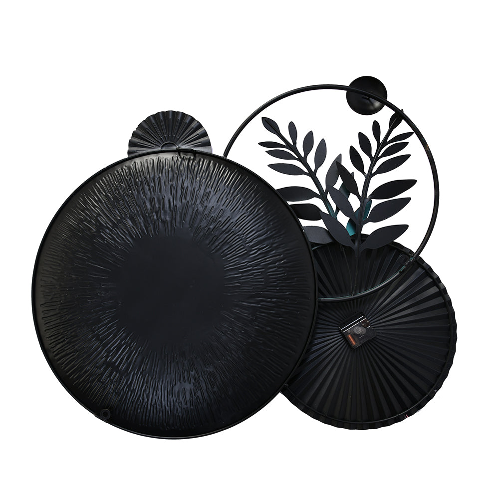 Orbit Analog Wall Clock- Seagreen & Gold