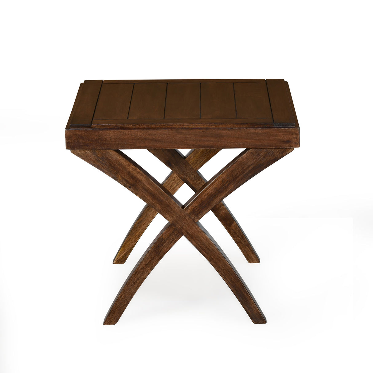 Karla Solid Wood Side Table (Walnut)