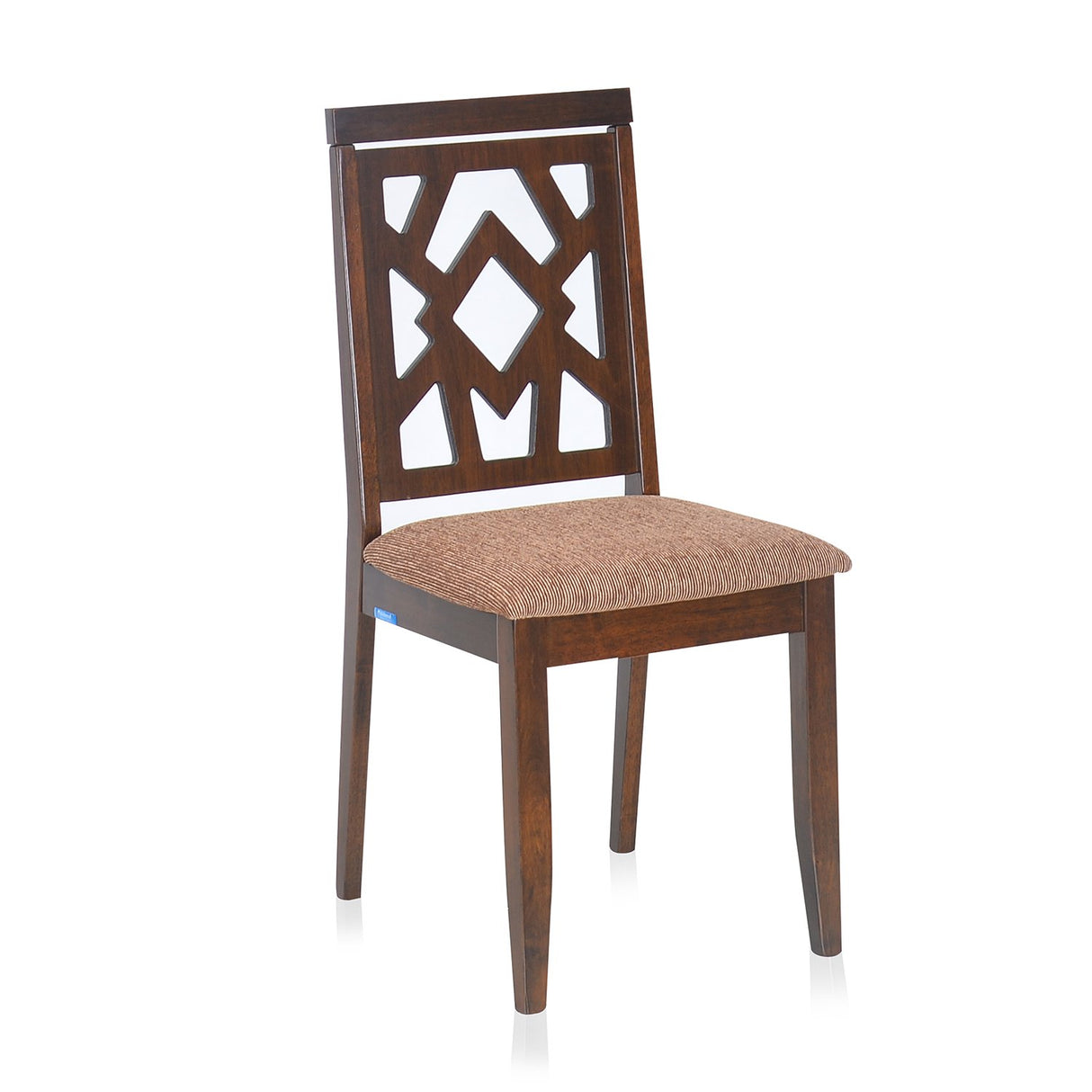 Lopez Dining Chair in Walnut Finish – Slide Side View