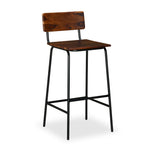Reef Solid Wood Bar Stool (Walnut)