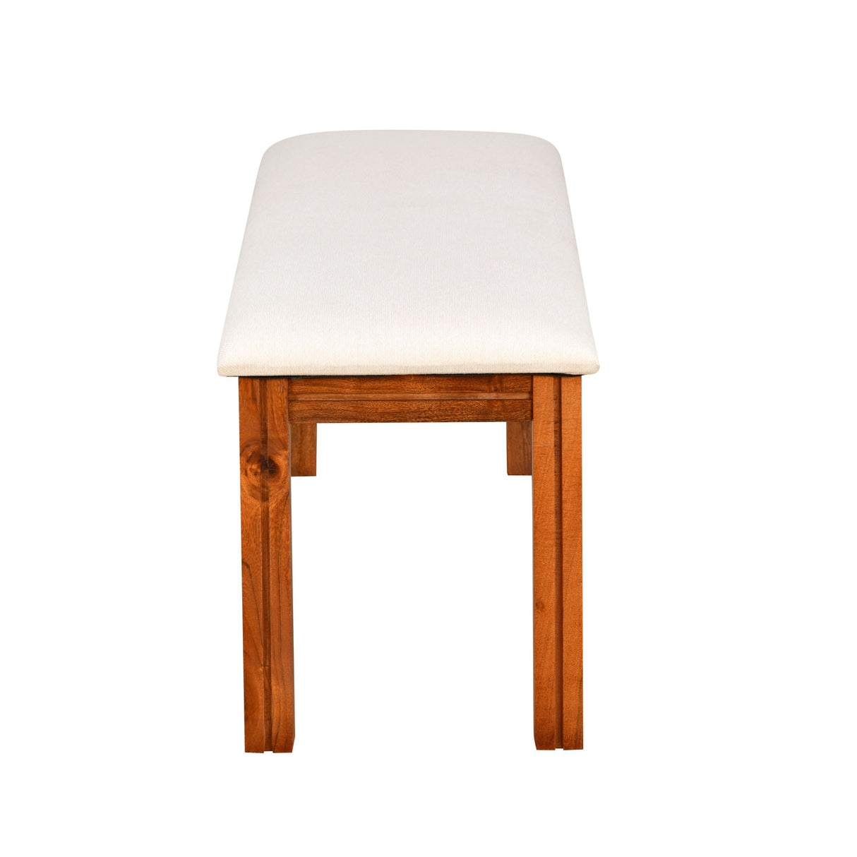 Vera 6 Seater Solid Wood Dining Bench (Honey Brown)