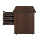 Vertex Office Table (Brown & Clound Ash)