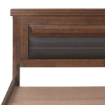 Dexter Solid Wood Single Bed without Storage-Cappucino