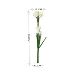 Artificial Lily Flower Stick- White