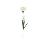 Artificial Lily Flower Stick- White