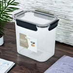 Klip N Store Rectangular 3200 ml Cannister Storage Container (Black)