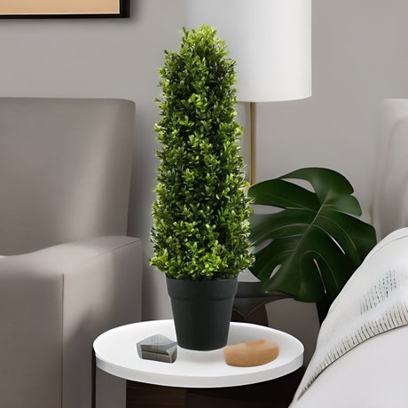 Nilkamal Boxwood Hilly Potted Plant (Green)