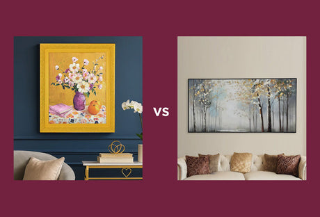 Canvas Painting vs Wall Painting Whats The Difference