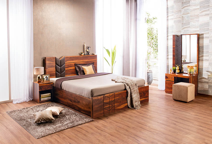 bed with dressing table designs How to choose the perfect vanity table for your home – Nilkamal Homes