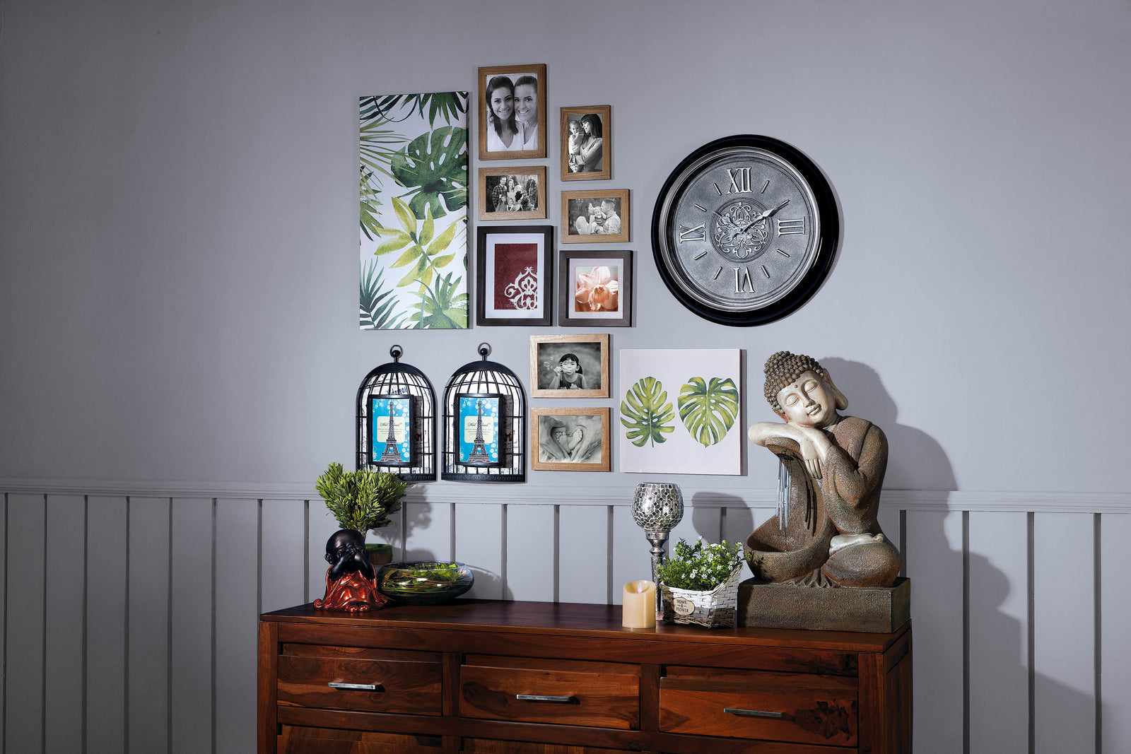 Use wall decor to bring beauty & life to your boring walls