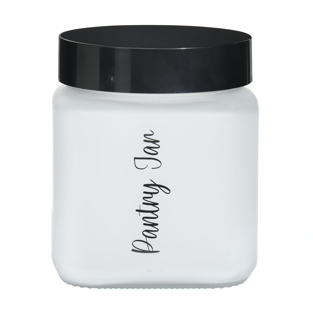 Nilkamal Minimalist Multipurpose 1000 Ml Canister Storage Container White Black
