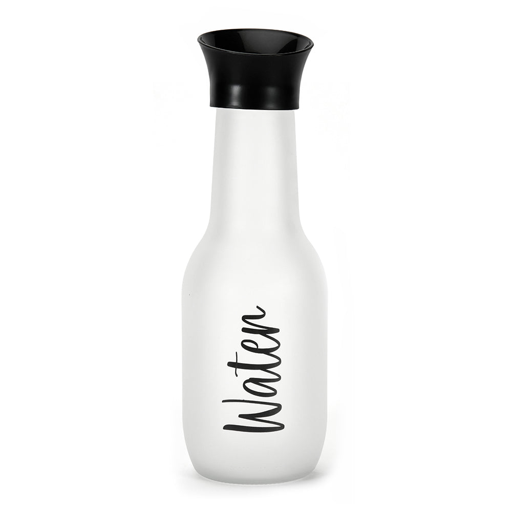 Nilkamal Minimalist 1000 Ml Carafe With Lid White Black