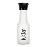 Nilkamal Minimalist 1000 Ml Carafe With Lid White Black