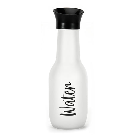 Nilkamal Minimalist 1000 Ml Carafe With Lid White Black