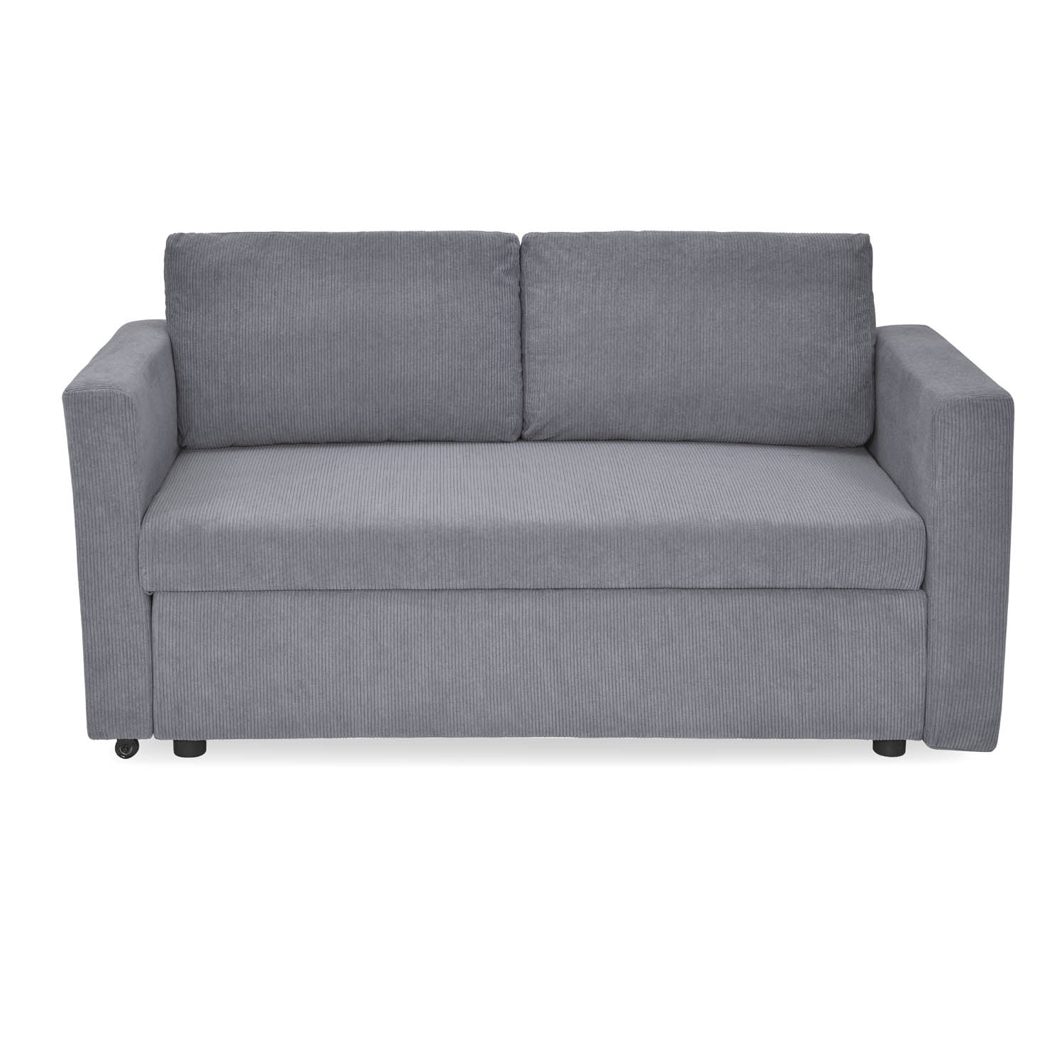 Flip 2 Seater Sofa Cum Bed- Grey