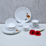 Nilkamal Arias by Lara Dutta Tiara Ornate Charms Dinner Set - 14 Pieces