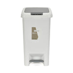 Pedal Press Polypropylene 15 L Dustbin- Grey