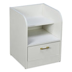 Max Engineered Wood Nightstand (Frosty White)