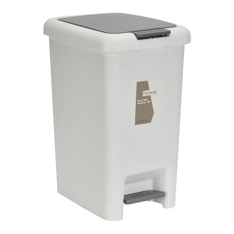 Pedal Press Polypropylene 15 L Dustbin- Grey