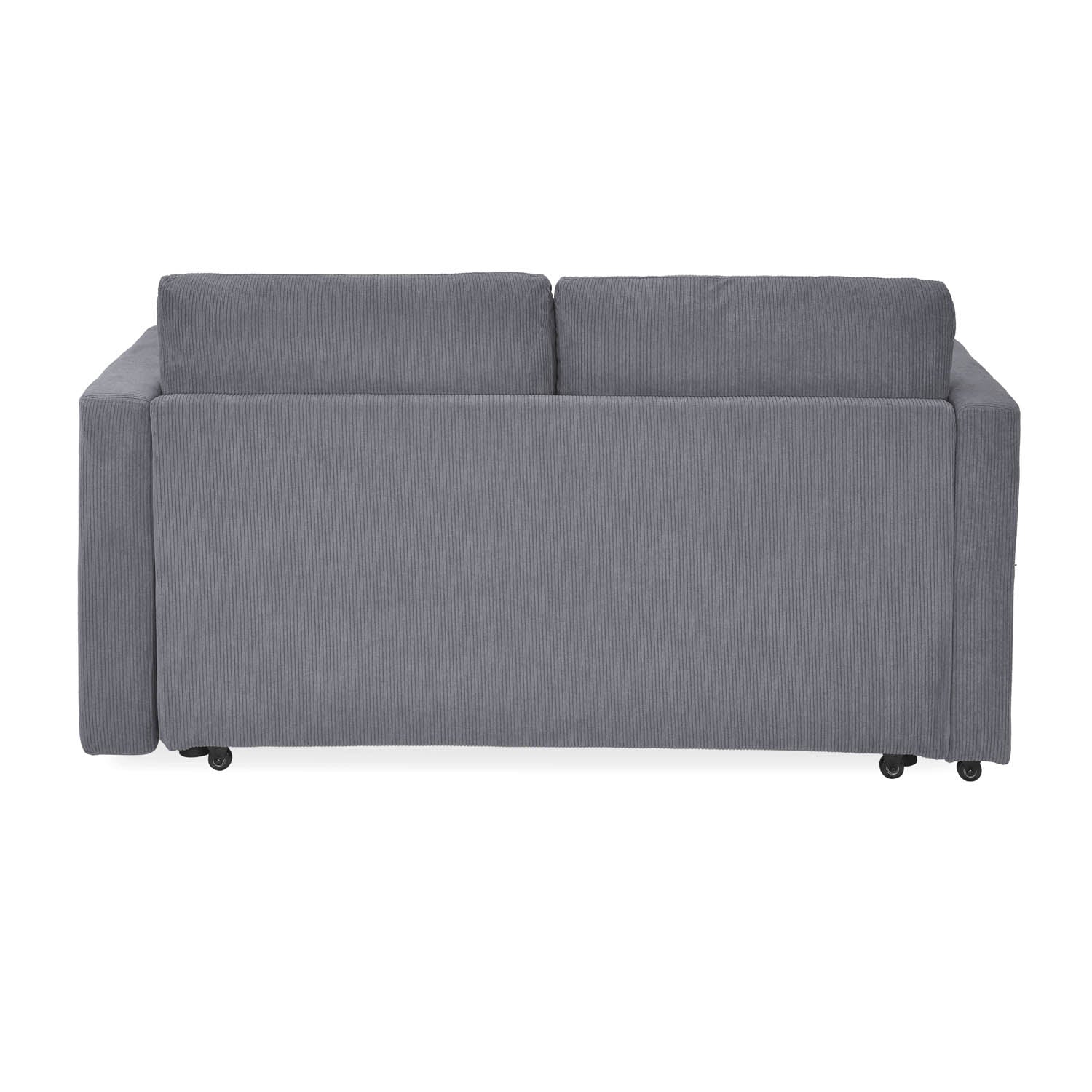 Flip 2 Seater Sofa Cum Bed- Grey