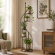 Tall Spiral Planter Stand- Brown and Black