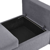 Flip 2 Seater Sofa Cum Bed- Grey