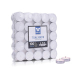IRIS Unscented Tea Lights Pack of 100- White