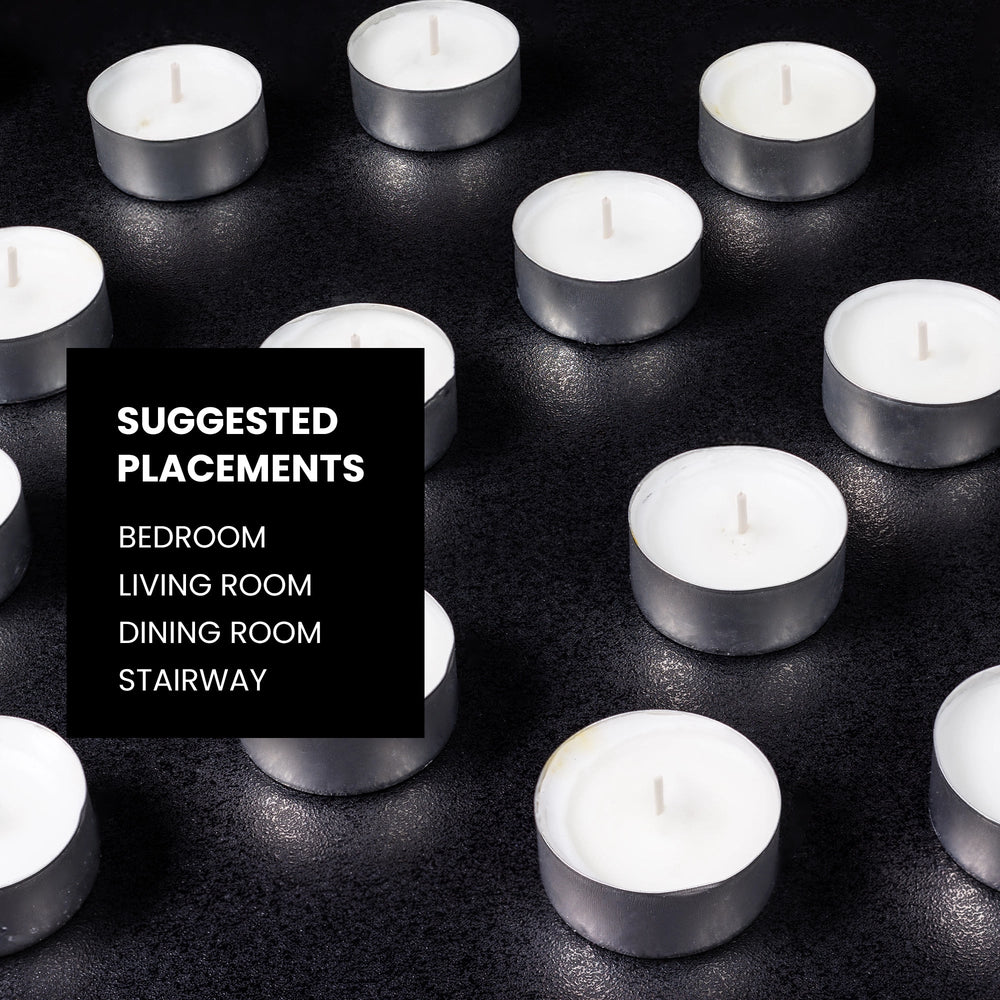 IRIS Unscented Tea Lights Pack of 100- White