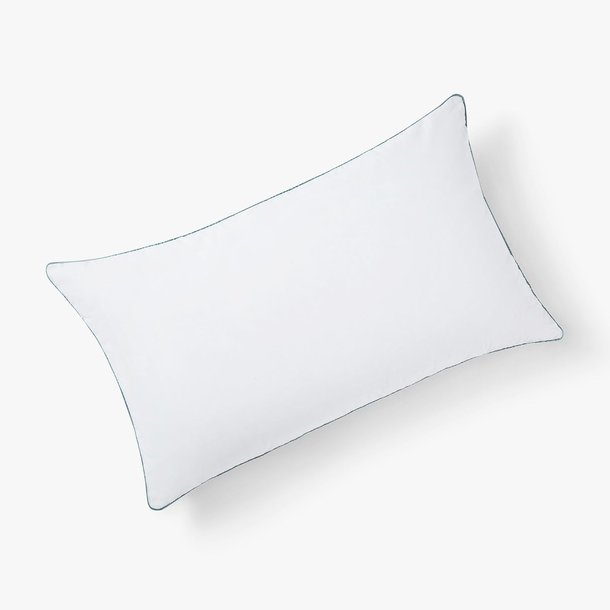 Spaces Breath Easy 100% Cotton 233 GSM Supportive Standard Pillow - 17 x 27 Inches, White