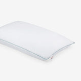 Spaces Breath Easy 100% Cotton 233 GSM Supportive Standard Pillow - 17 x 27 Inches, White