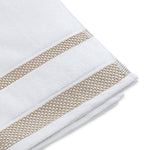 Spaces Hygro 100% Cotton 600 GSM Solid Set of 2 Hand Towel-16 x 24 Inches, White
