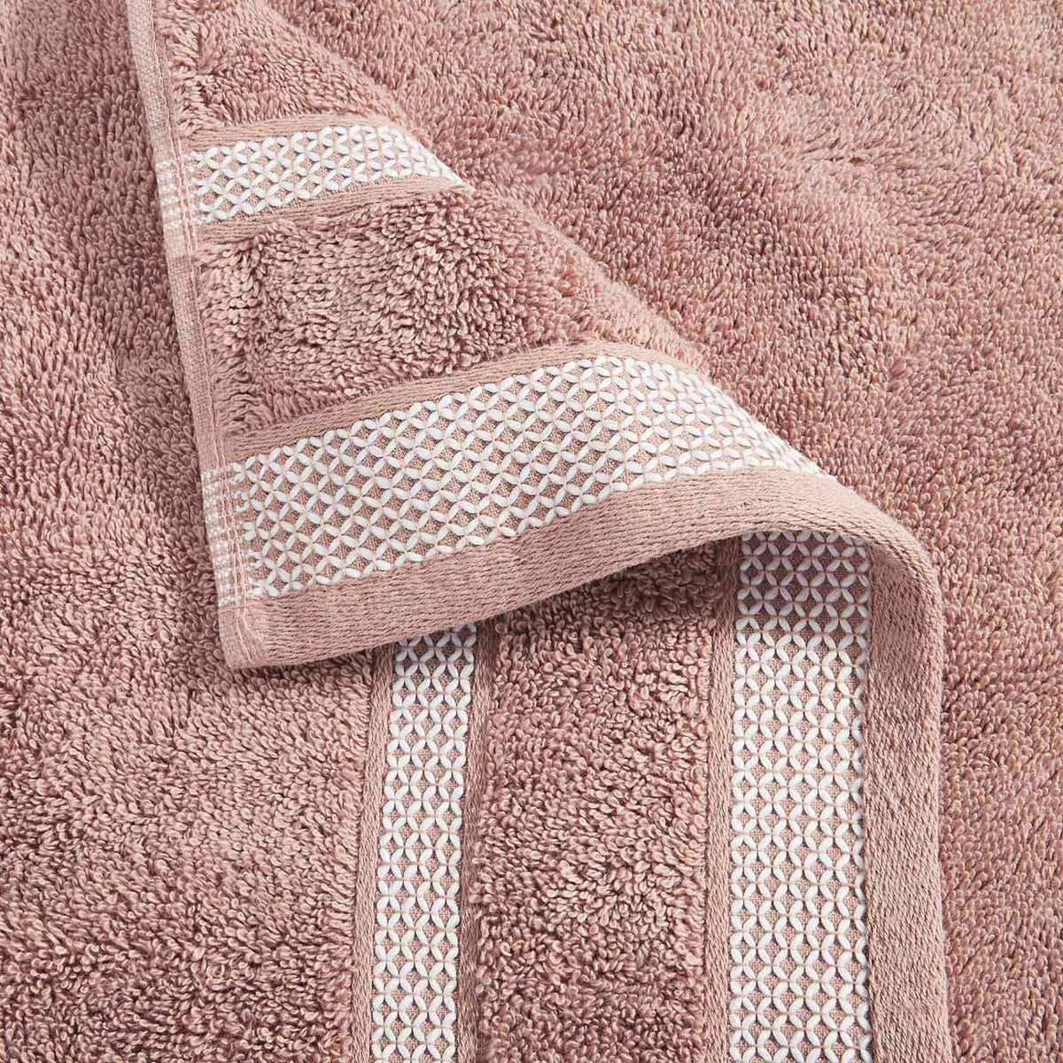 Spaces Hygro 100% Cotton 600 GSM Solid Set of 2 Hand Towel -16 x 24 Inches, Brown
