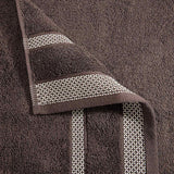Spaces Hygro 100% Cotton 600 GSM Solid Set of 2 Hand Towel -16 x 24 Inches, Dark Brown