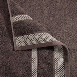 Spaces Hygro 100% Cotton 600 GSM Solid Set of 2 Hand Towel -16 x 24 Inches, Dark Brown