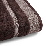 Spaces Hygro 100% Cotton Solid Bath Towel - 30 x 59 Inches, Dark Brown