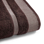 Spaces Hygro 100% Cotton Solid Bath Towel - 30 x 59 Inches, Dark Brown