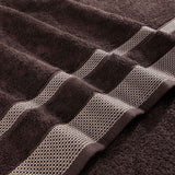 Spaces Hygro 100% Cotton Solid Bath Towel - 30 x 59 Inches, Dark Brown