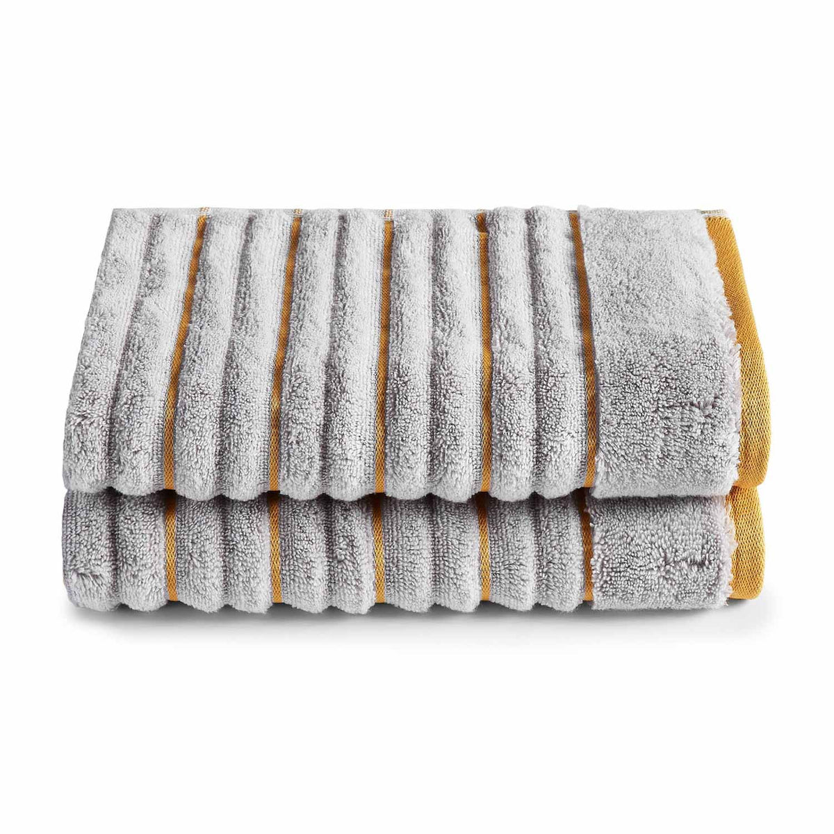 Spaces Exotica 100% Cotton 575 GSM Solid Set of 2 Hand Towel -16 x 24 Inches, Multicolor