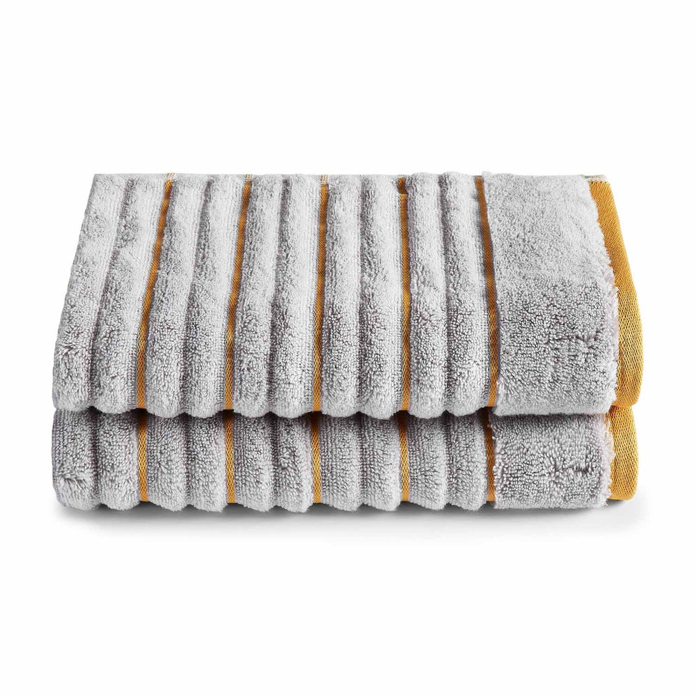 Spaces Exotica 100% Cotton 575 GSM Solid Set of 2 Hand Towel -16 x 24 Inches, Multicolor