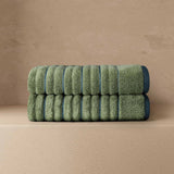 Spaces Exotica 100% Cotton 575 GSM Solid Set of 2 Hand Towel -16 x 24 Inches, Multicolor