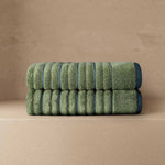 Spaces Exotica 100% Cotton 575 GSM Solid Set of 2 Hand Towel -16 x 24 Inches, Multicolor