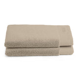 Spaces Eminence 100% Cotton 670 GSM Solid Set of 2 Hand Towel -16 x 24 Inches, Brown