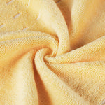 Spaces Airsoft 100% Cotton 450 GSM Solid Set of 2 Hand Towel -16 x 24 Inches, Yellow