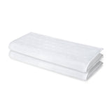 Spaces Airsoft 100% Cotton 450 GSM Solid Set of 2 Hand Towel -16 x 24 Inches, White