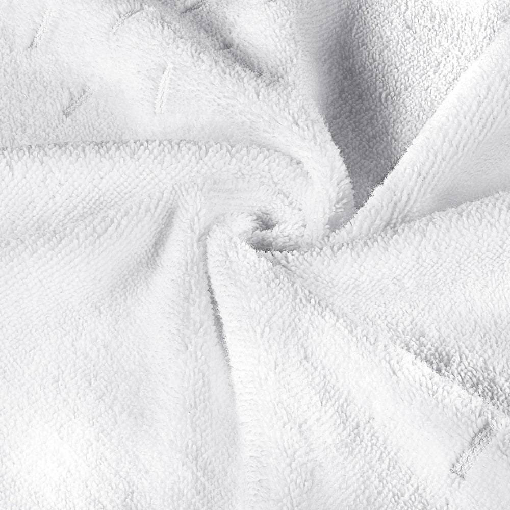 Spaces Airsoft 100% Cotton 450 GSM Solid Set of 2 Hand Towel -16 x 24 Inches, White