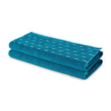 Spaces Airsoft 100% Cotton 450 GSM Solid Set of 2 Hand Towel -16 x 24 Inches, Dark Teal